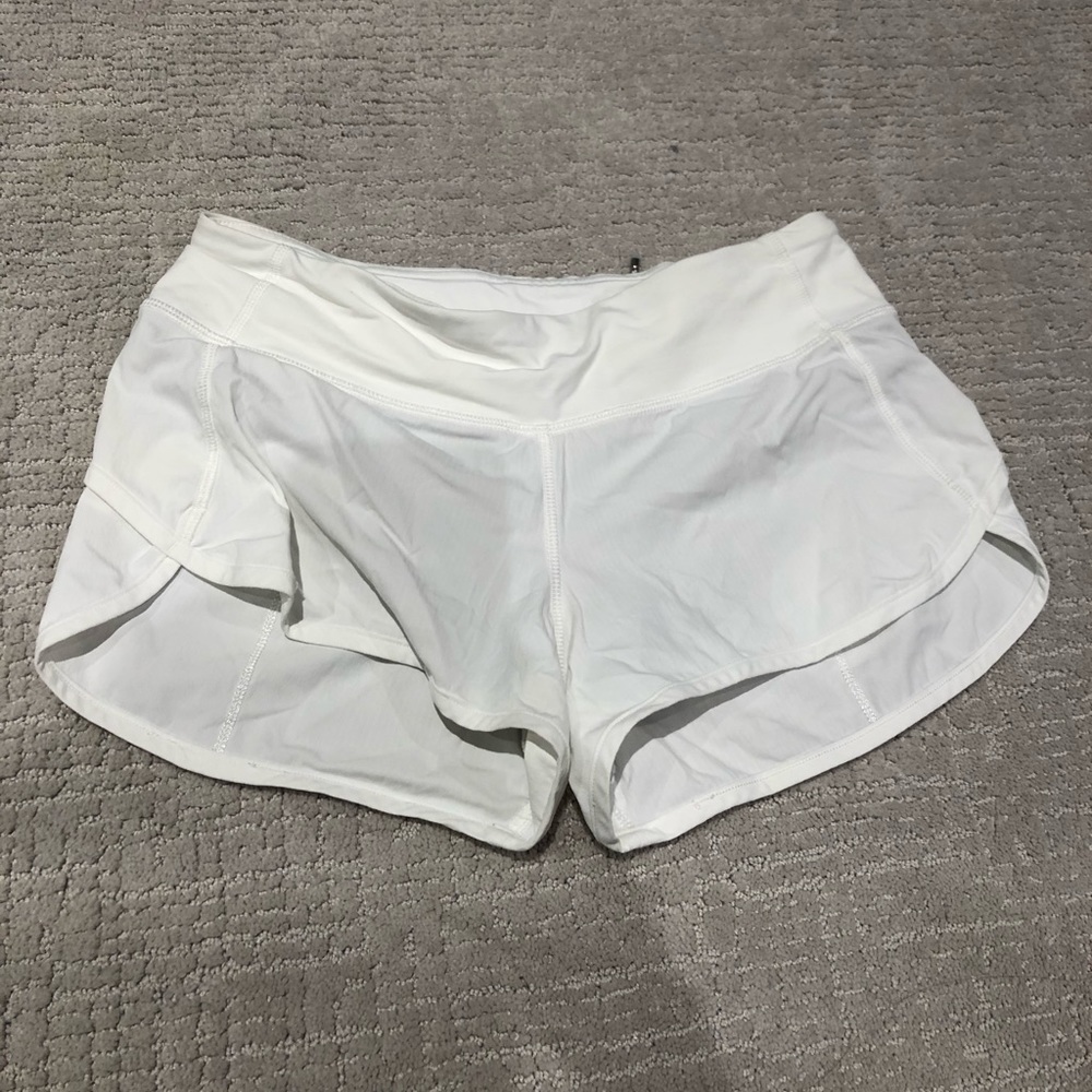 Lululemon white shorts